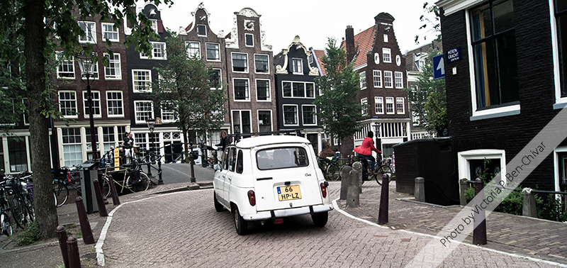 Streets of Amsterdam. Amsterdam, Holland