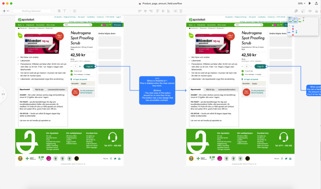 UX flow in Overflow